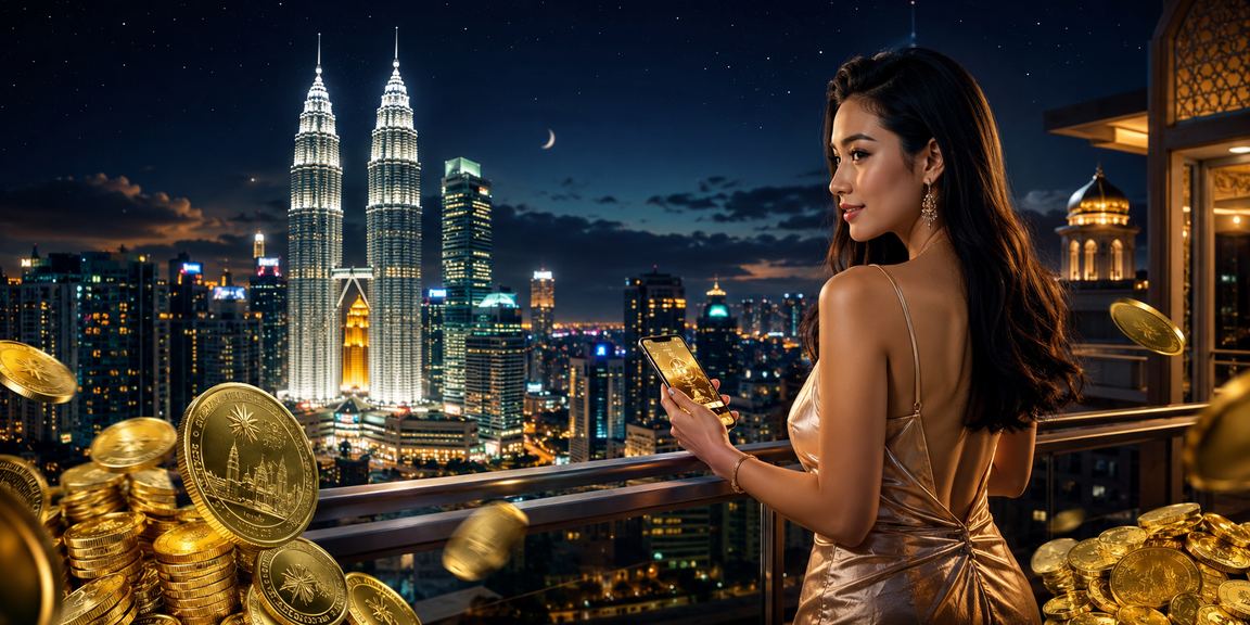 Pemain Kuala Lumpur mengakses meja kasino Baccarat melalui aplikasi mudah alih y110