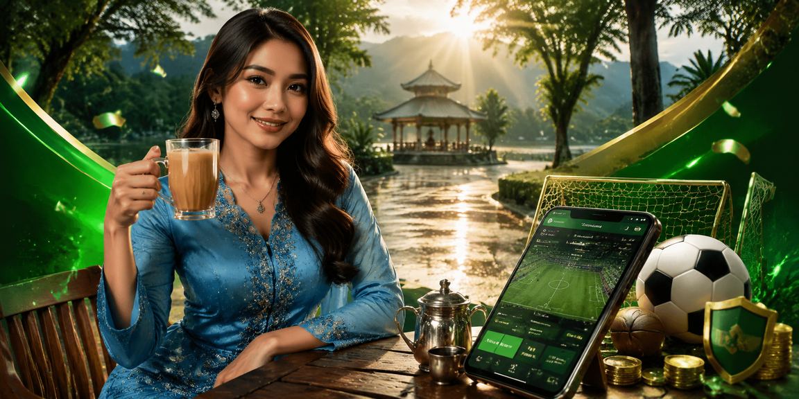 Pemain wanita Malaysia mengakses platform mudah alih y110 untuk pertaruhan langsung